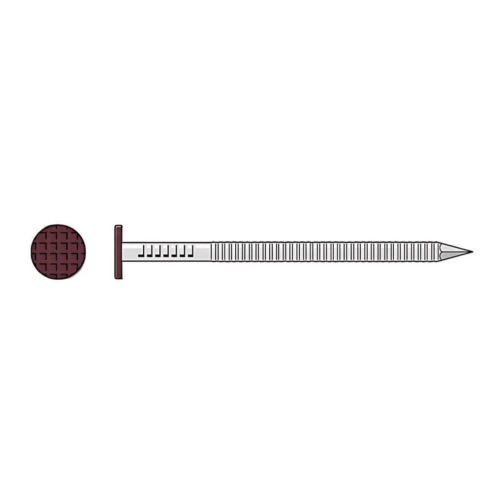 Painted Siding Nail - 3 In. X .113 In. Type 304 Stainless Steel, Redwood (25 Lb.)-S10SNDRB-SP6526-6977