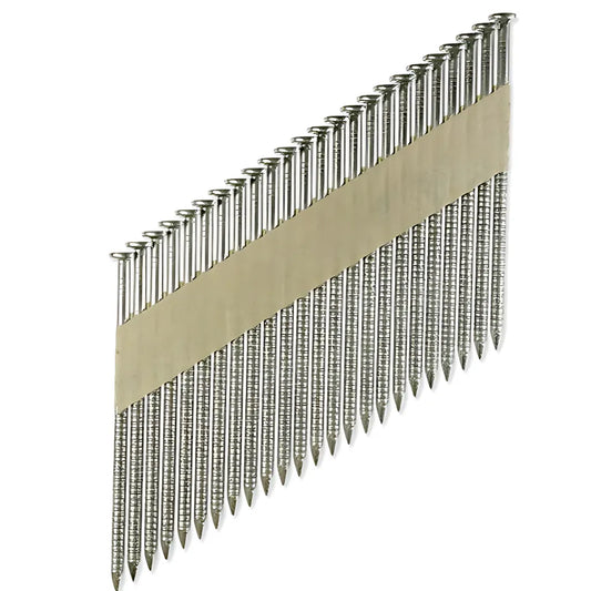 31°34° Paper Tape, Clipped Head, Ring-Shank Nail - 2-3/8 In. Type 304 (1000-Qty)-S12A237T31-SP4537-4886