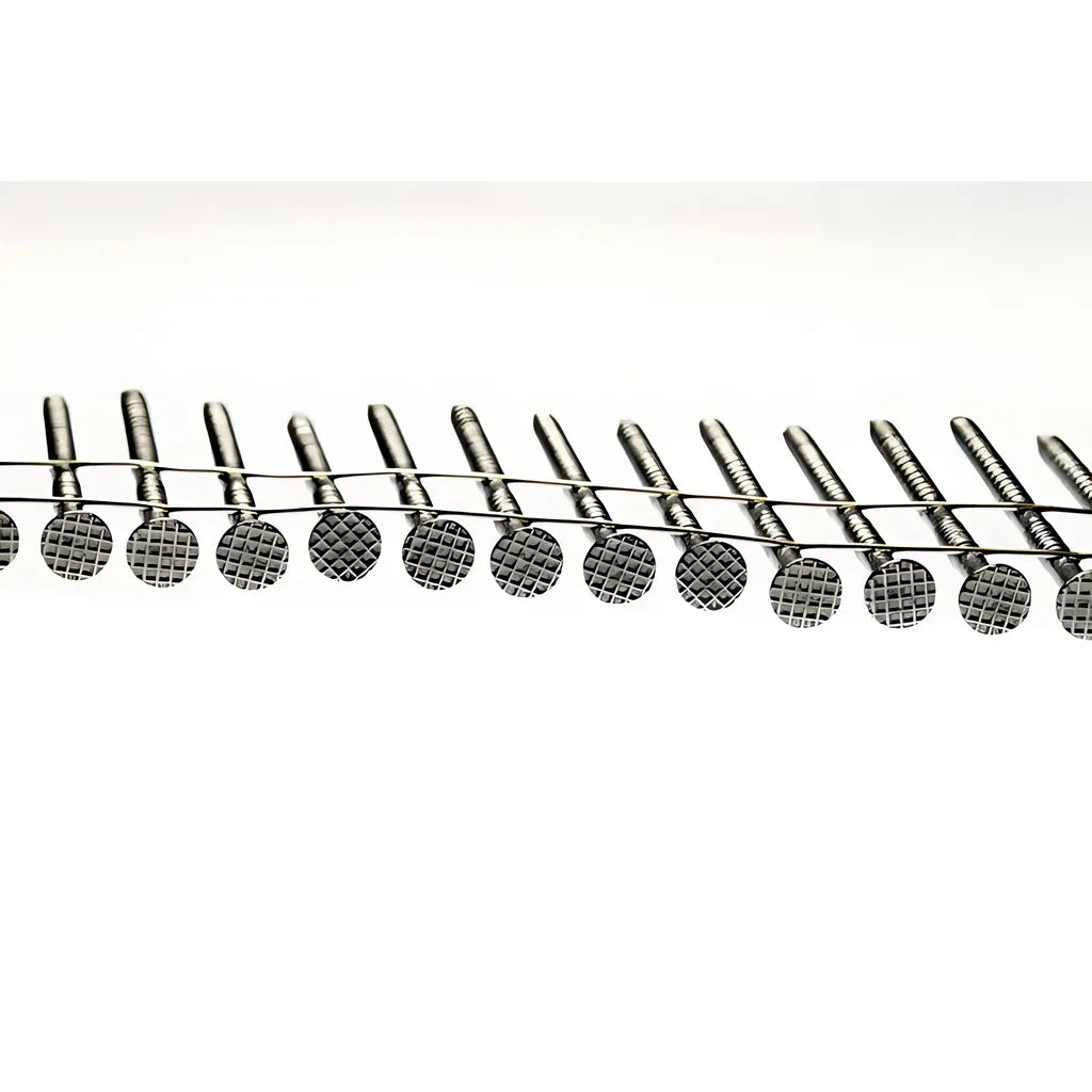 15° Wire Coil, Full Round Head, Ring-Shank Siding Nail - 1-1/4 In. Type 304 (1500-Qty) (Pack Of 4)-S13A125SNBP-SP240-348