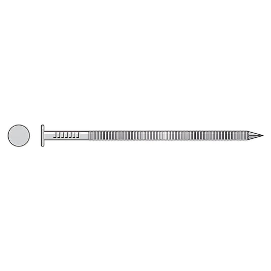 Common Nail, Annular Ring Shank - 5 In. X .203 In. Type 304 Stainless Steel (5 Lb.) (Pack Of 6)-S40ACN5-SP9161-9750