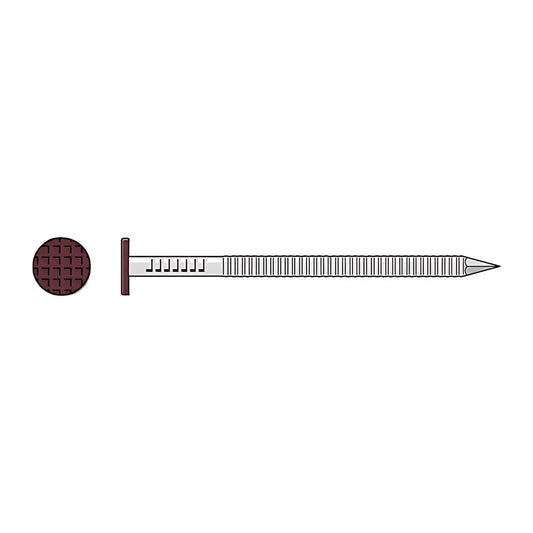 Painted Siding Nail - 2 In. X .092 In. Type 304 Stainless Steel, Redwood (5 Lb.) (Pack Of 6)-S6SNDR5-SP349-461