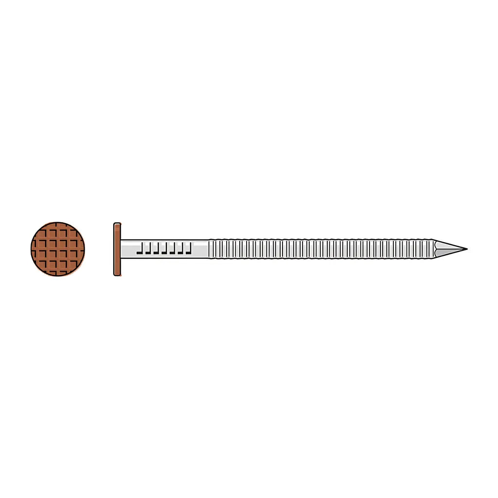 Painted Siding Nail - 2 In. X .092 In. Type 304 Stainless Steel, Sienna (25 Lb.)-S6SNDSB-SP8723-9290