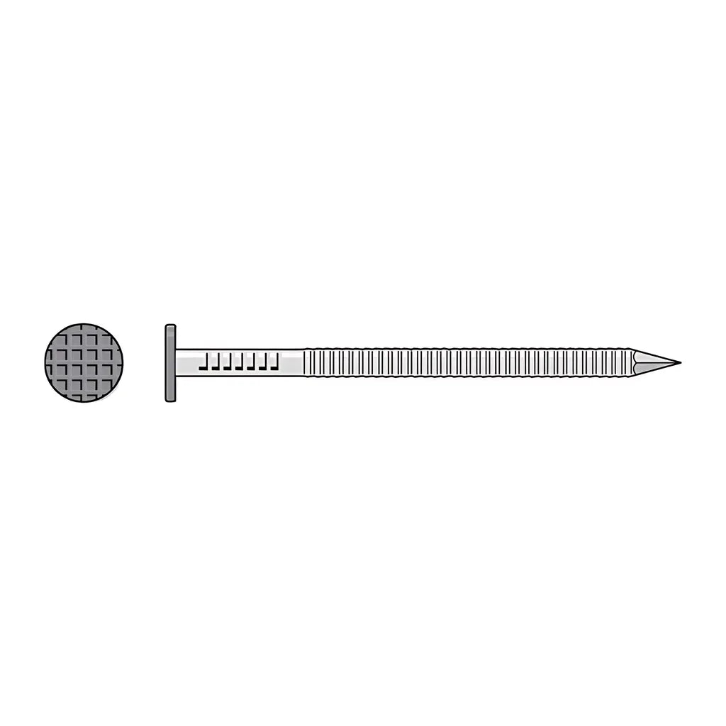 Painted Siding Nail - 2-1/2 In. X .092 In. Type 304 Stainless Steel, Gray (5 Lb.)-S8SNDG5-SP7418-7918
