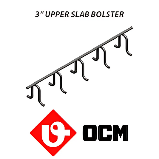 METAL REBAR 3" UPPER LIFT SUPPORT SLAB BOLSTER - 100 FEET PER BUNDLE