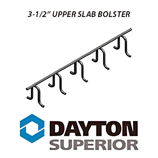 METAL REBAR 3-1/2" UPPER LIFT SUPPORT SLAB BOLSTER - 100 FEET IN A BUNDLE