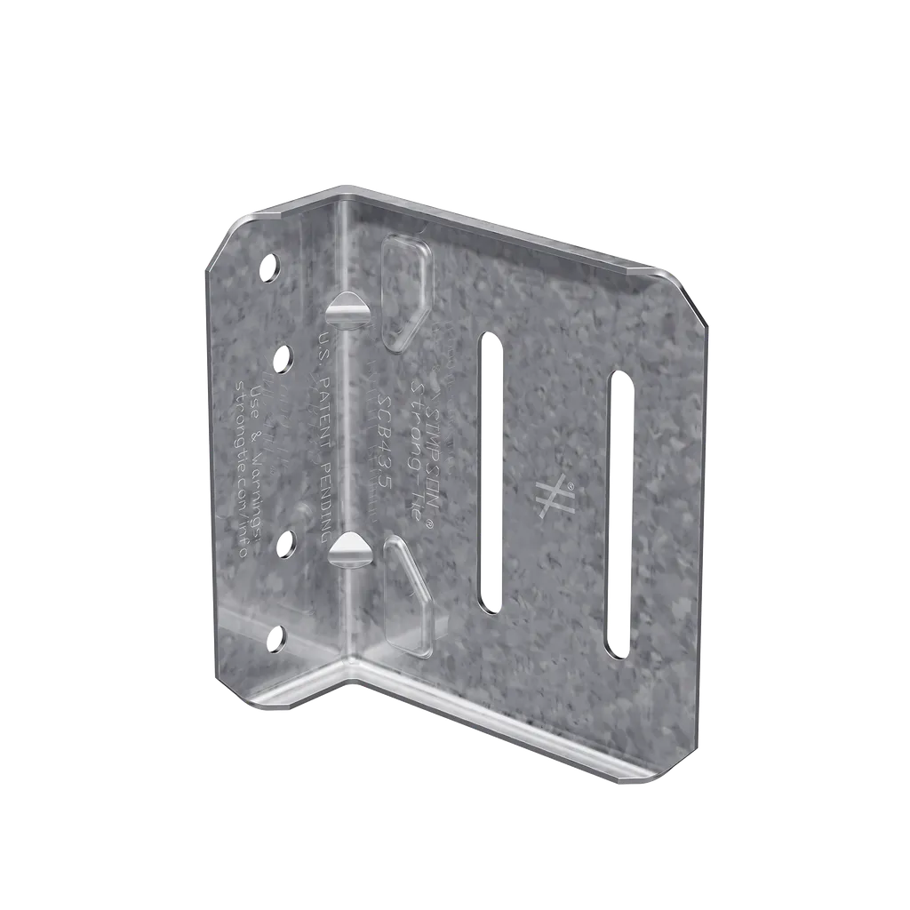 Scb 3-1/2 In. 16-Gauge Slide-Clip Connector W/ Screws (25-Qty)-SCB43-5-KT-SP1579-1766