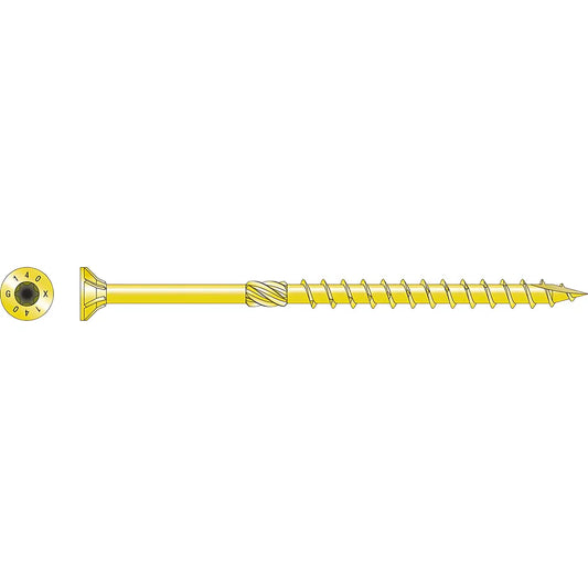 Strong-Drive® Sdcp Timber-Cp Screw - 0.315 In. X 5-1/2 In. T40, Yellow Zinc (50-Qty) (Pack Of 6)-SDCP22512-R50-SP2924-3186