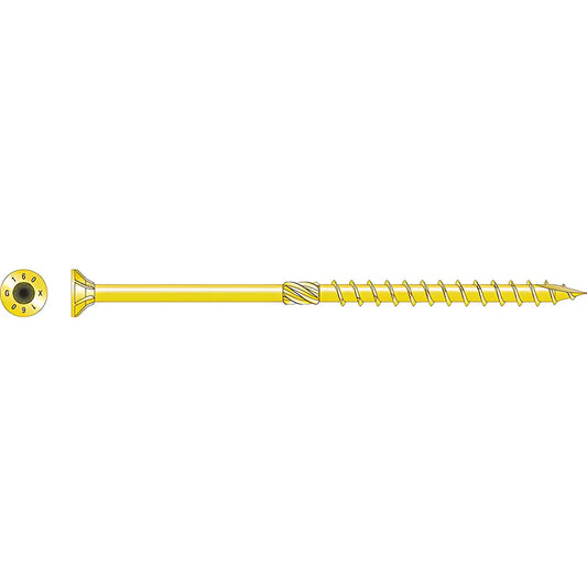 Strong-Drive® Sdcp Timber-Cp Screw - 0.315 In. X 6-1/4 In. T40, Yellow Zinc (50-Qty) (Pack Of 6)-SDCP22614-R50-SP3542-3832