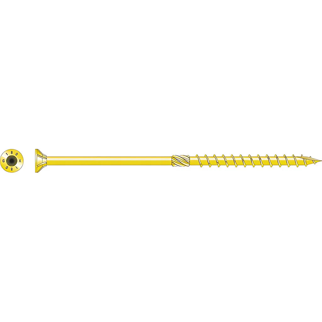 Strong-Drive® Sdcp Timber-Cp Screw - 0.315 In. X 7 In. T40, Yellow Zinc (50-Qty)-SDCP22700-R50-SP1713-1907