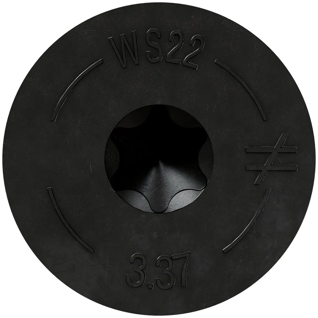 Strong-Drive® Sdw Ewp-Ply Screw - .220 In. X 3-3/8 In. T40 6-Lobe, E-Coat® (250-Qty)-SDW22338MB-SP7655-8166