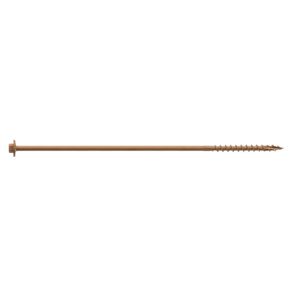 Strong-Drive® Sdwh Timber-Hex Screw - 0.195 In. X 10 In. 5/16 Hex, Db Coating, Tan (12-Qty) (Pack Of 5)-SDWH191000DB-R12-SP722-859