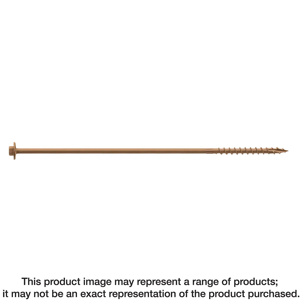 Strong-Drive® Sdwh Timber-Hex Screw - 0.195 In. X 10 In. 5/16 Hex, Db Coating (Pack Of 40)-SDWH191000DB-RP1-SP8030-8562
