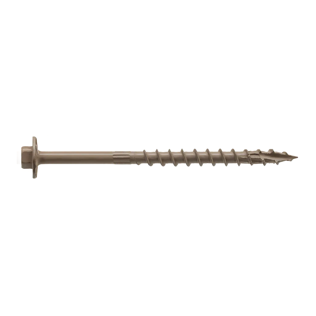 Strong-Drive® Sdwh Timber-Hex Screw - 0.195 In. X 4 In. 5/16 Hex, Db Coating (800-Qty)-SDWH19400DB-SP2129-2343