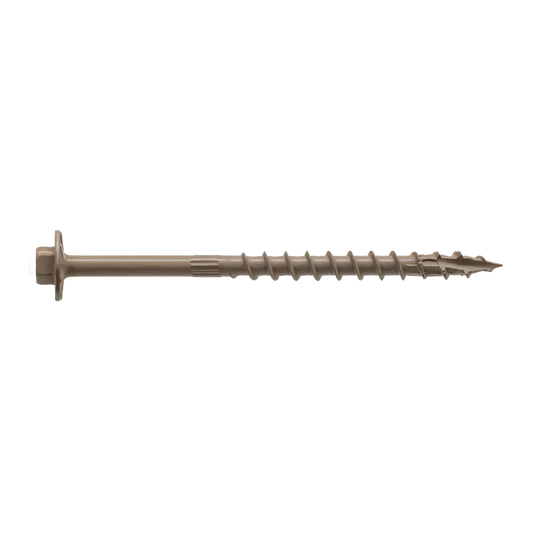 Strong-Drive® Sdwh Timber-Hex Screw - 0.195 In. X 4 In. 5/16 Hex, Db Coating (800-Qty)-SDWH19400DB-SP2129-2343