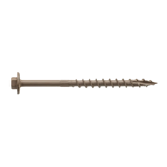 Strong-Drive® Sdwh Timber-Hex Screw - 0.195 In. X 4 In. 5/16 Hex, Db Coating (250-Qty)-SDWH19400DBMB-SP4815-5177
