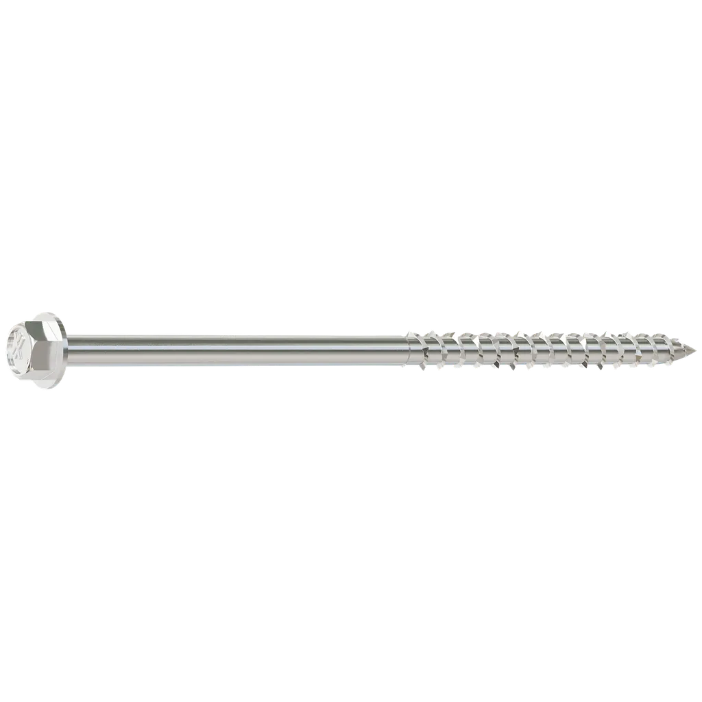 Strong-Drive® Sdwh Timber-Hex Ss Screw - 0.188 In. X 5 In. 5/16 Hex, Type 316 (100-Qty)-SDWH19500SS-R100-SP1879-2080