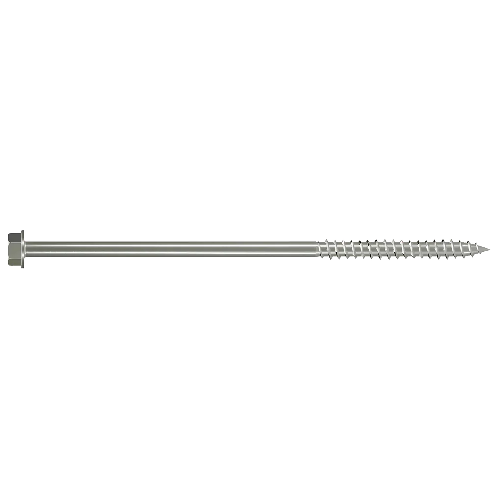 Strong-Drive® Sdwh Timber-Hex Ss Screw - 0.276 In. X 8 In. 1/2 Hex, Type 316 (Pack Of 25)-SDWH27800SS-RP1-SP7211-7706
