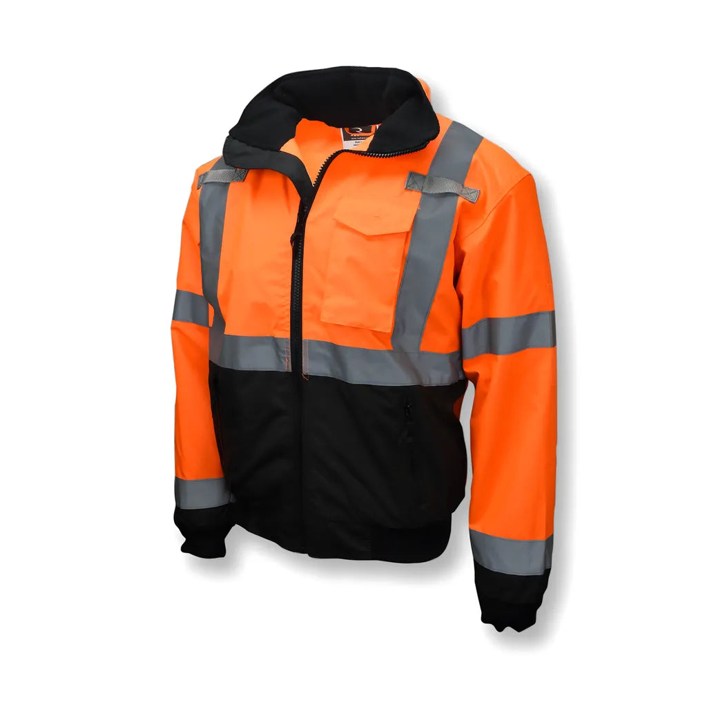 Radians SJ110B Class 3 Two-in-One High Visibility Bomber Safety Jacket