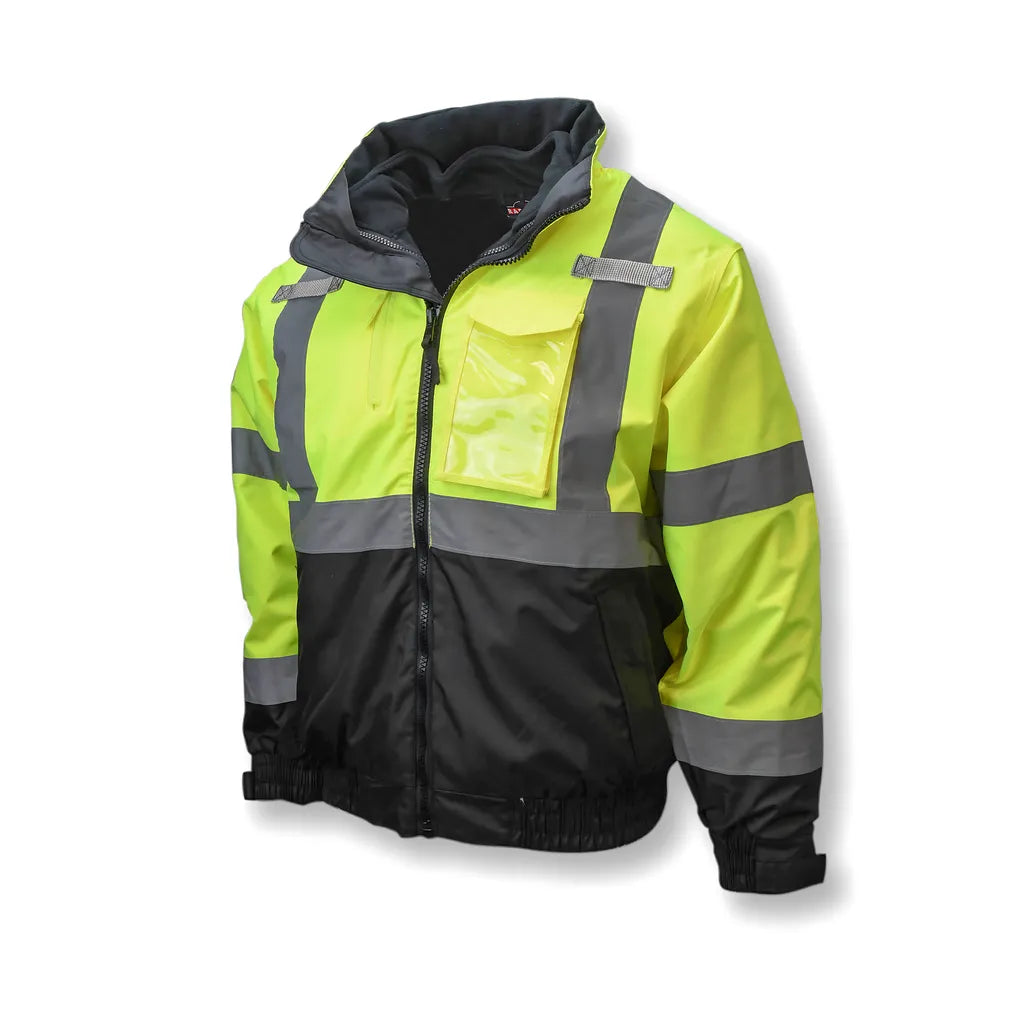 Radians SJ210B Three-in-One Deluxe High Visibility Bomber Jacket