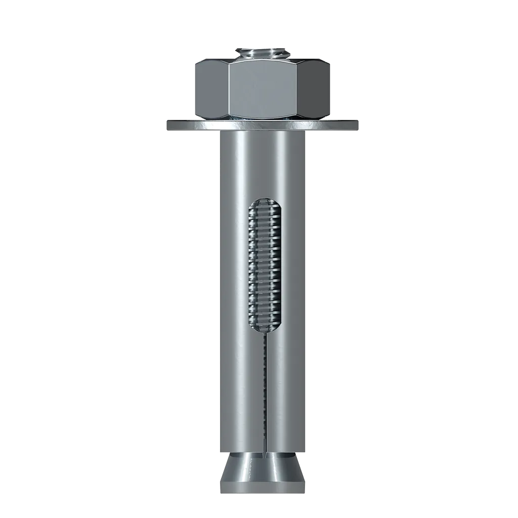 Sleeve-All® 1/2 In. X 2-1/4 In. Hex-Head Sleeve Anchor (Pack Of 10)-SL50214HP1-SP192-294