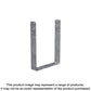 Sp 7-5/16 In. X 8-5/16 In. Galvanized Stud Plate Tie (Pack Of 100)-SP8-SP4222-4555