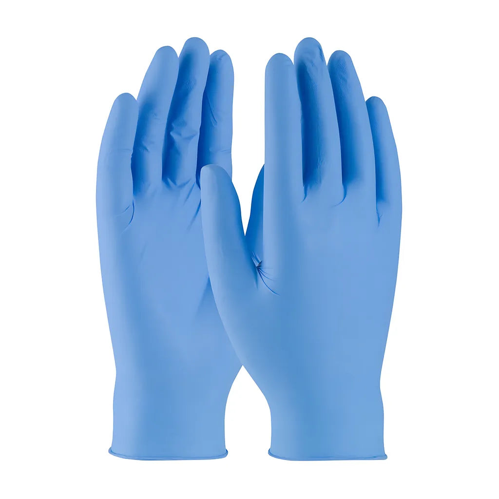 Qrp Sqbf09Xl Disposable Nitrile Glove, Powder Free With Textured Grip - 3 Mil SQBF09XL-24607