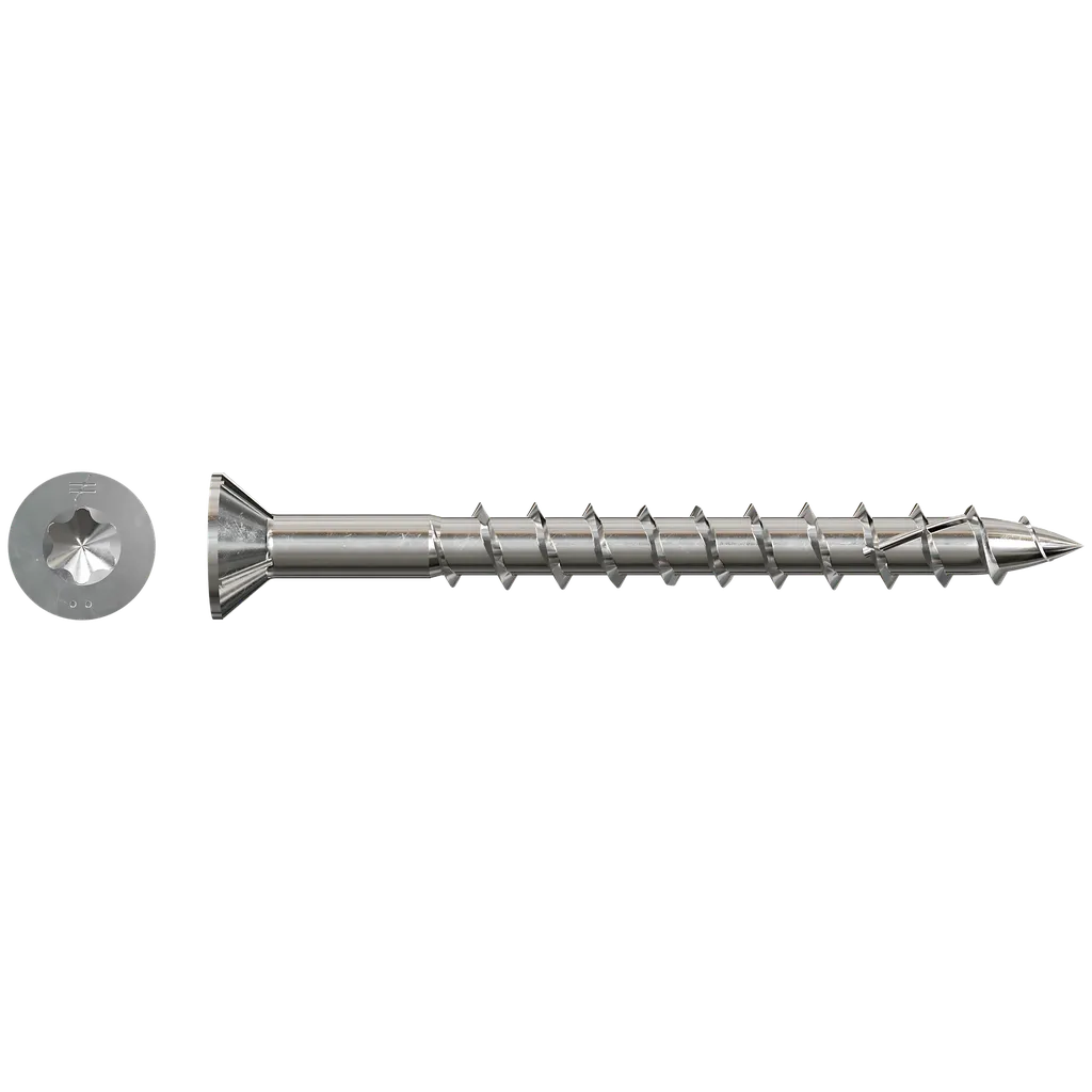 Deck-Drive Dwp Wood Ss Screw (Collated) - #10 X 2-1/2 In. T25 6-Lobe Type 316 (1500-Qty)-SSDWP212S316-SP1847-2044