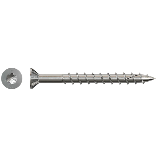 Deck-Drive Dwp Wood Ss Screw (Collated) - #10 X 2-1/2 In. T25 6-Lobe Type 316 (1500-Qty)-SSDWP212S316-SP1847-2044