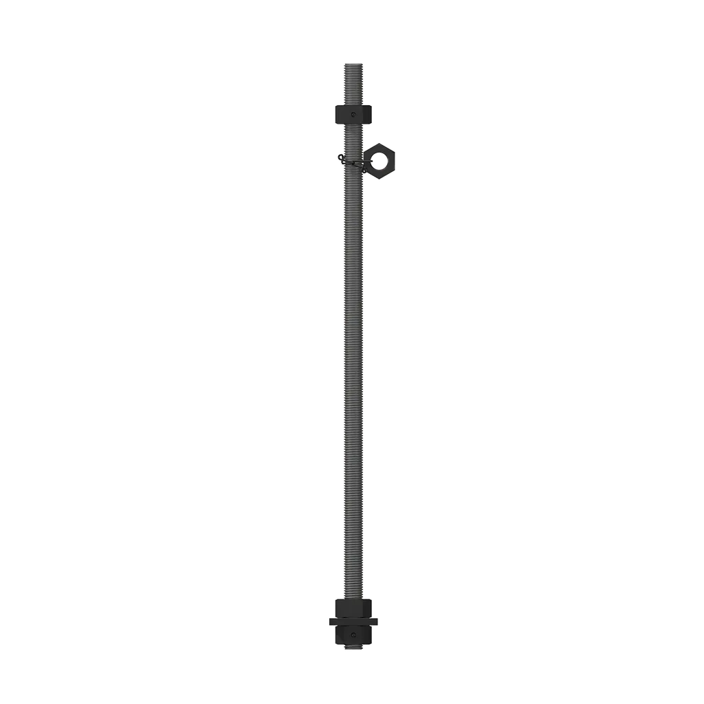 Sswab 1 In. X 36 In. Steel Strong-Wall® Anchor Bolt With Un-Peened Compression Nut-SSWAB1X36HS-U-SP8407-8960