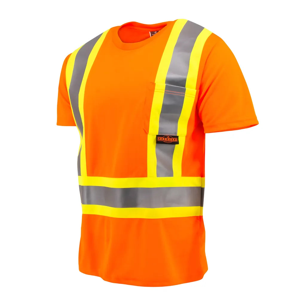 Radians ST11X Class 2 Short Sleeve Safety T-Shirt X-Back