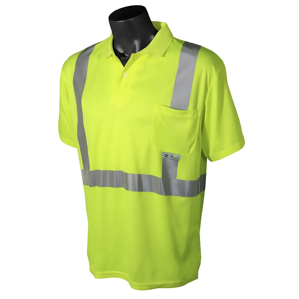 Radians ST12 Class 2 High Visibility Safety Short Sleeve Polo