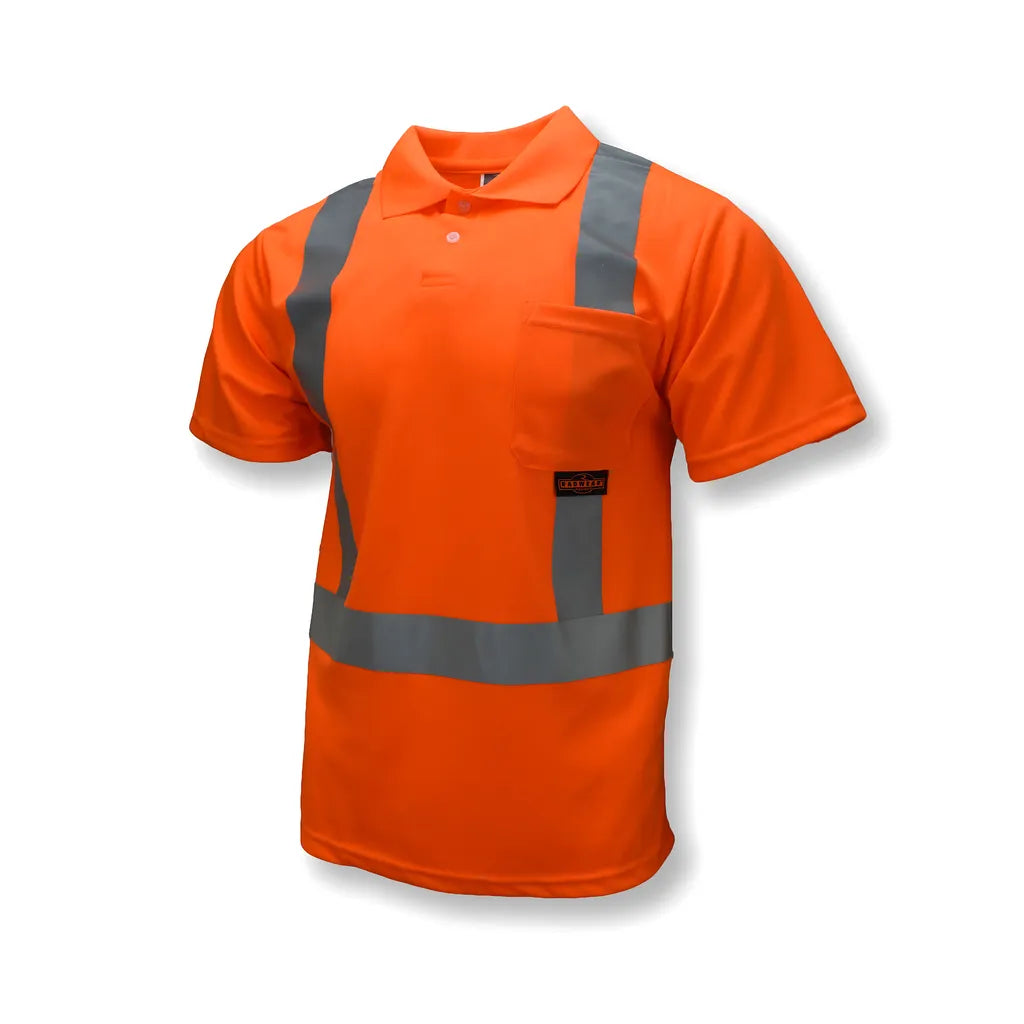 Radians ST12 Class 2 High Visibility Safety Short Sleeve Polo