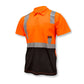 Radians ST12B Class 2 High Visibility Color Blocked Safety Short Sleeve Polo