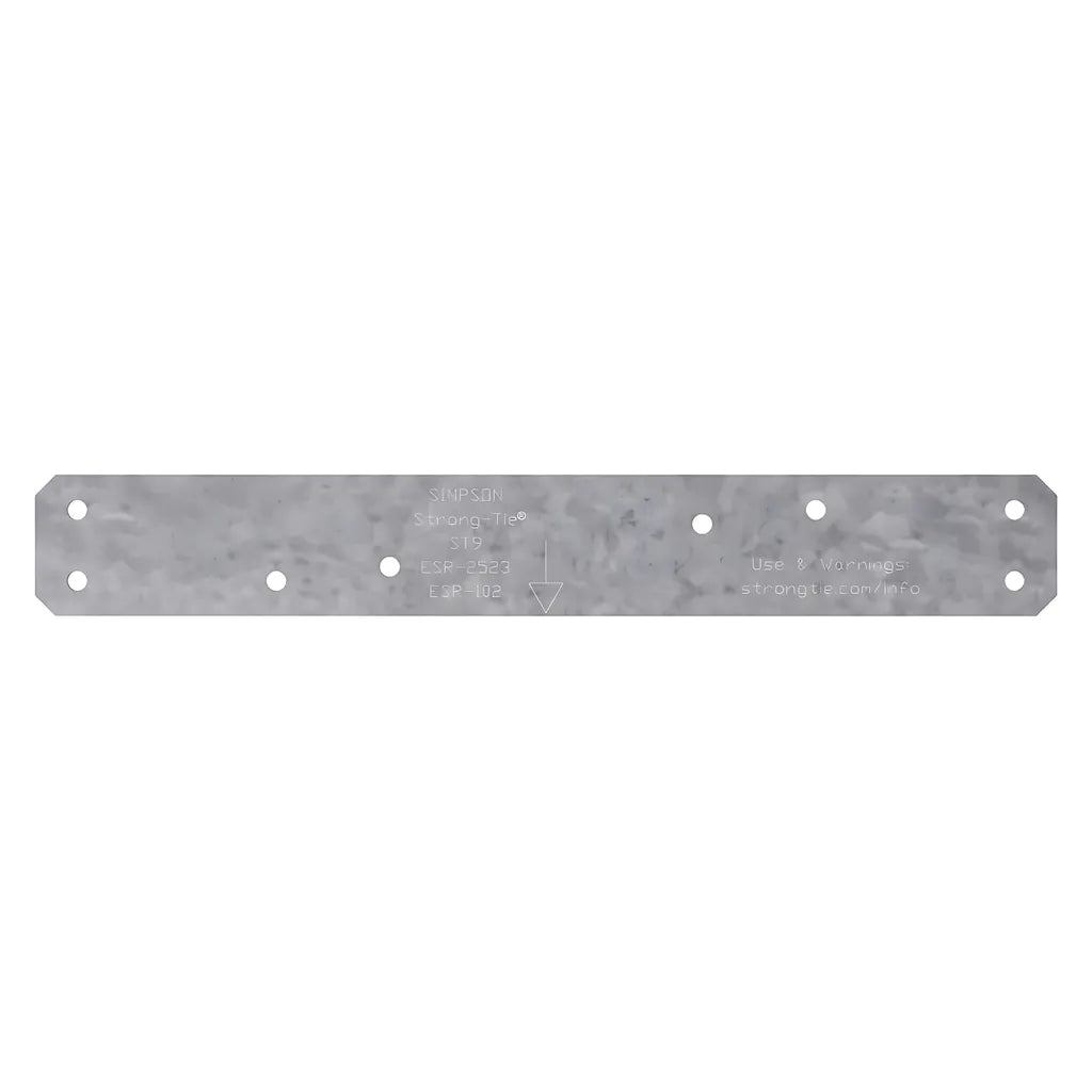 St 21-5/8 In. 16-Gauge Galvanized Strap Tie (25-Qty)-ST22-R-SP6627-7088