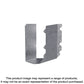 Sul Galvanized Joist Hanger For 4X6, Skewed Left (Pack Of 25)-SUL46-SP7433-7933