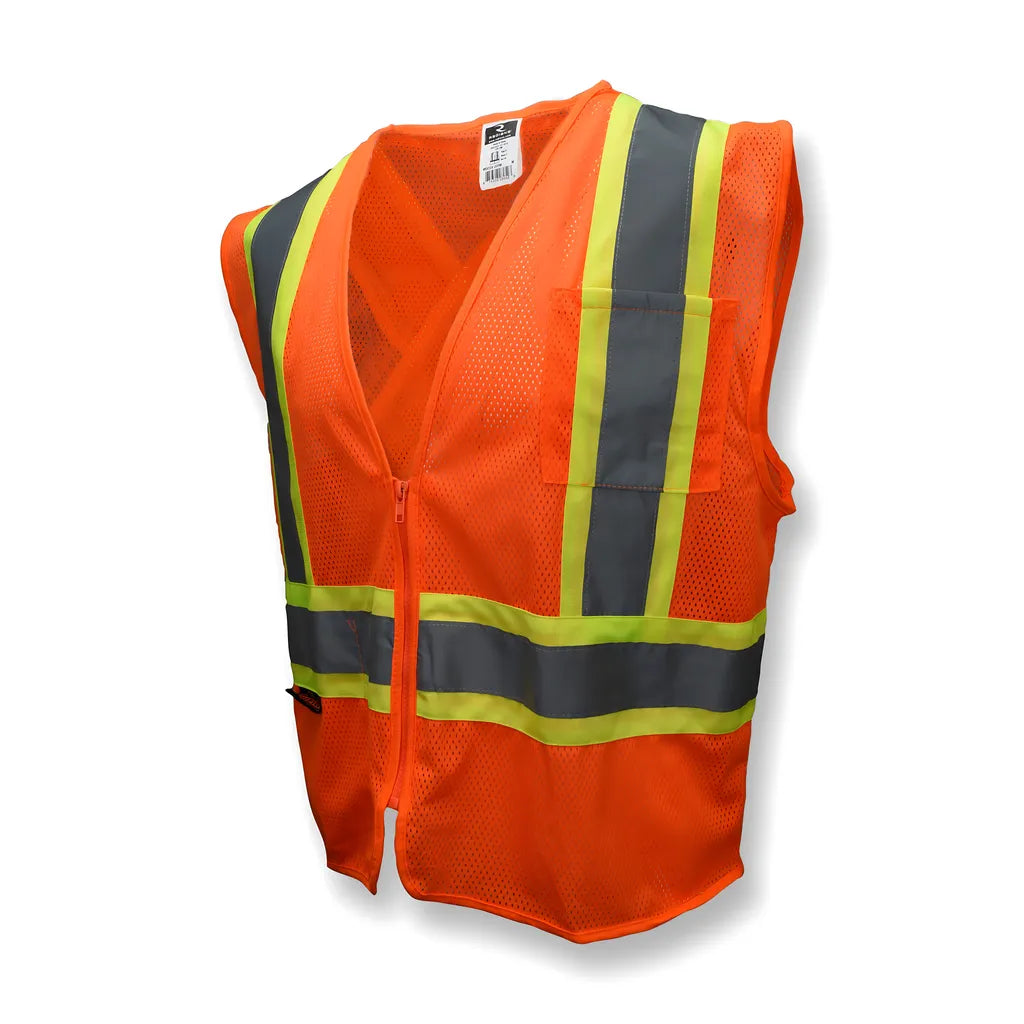 Radians SV22X Economy Mesh X-Back Type R Class 2 Safety Vest with Two-Tone Trim