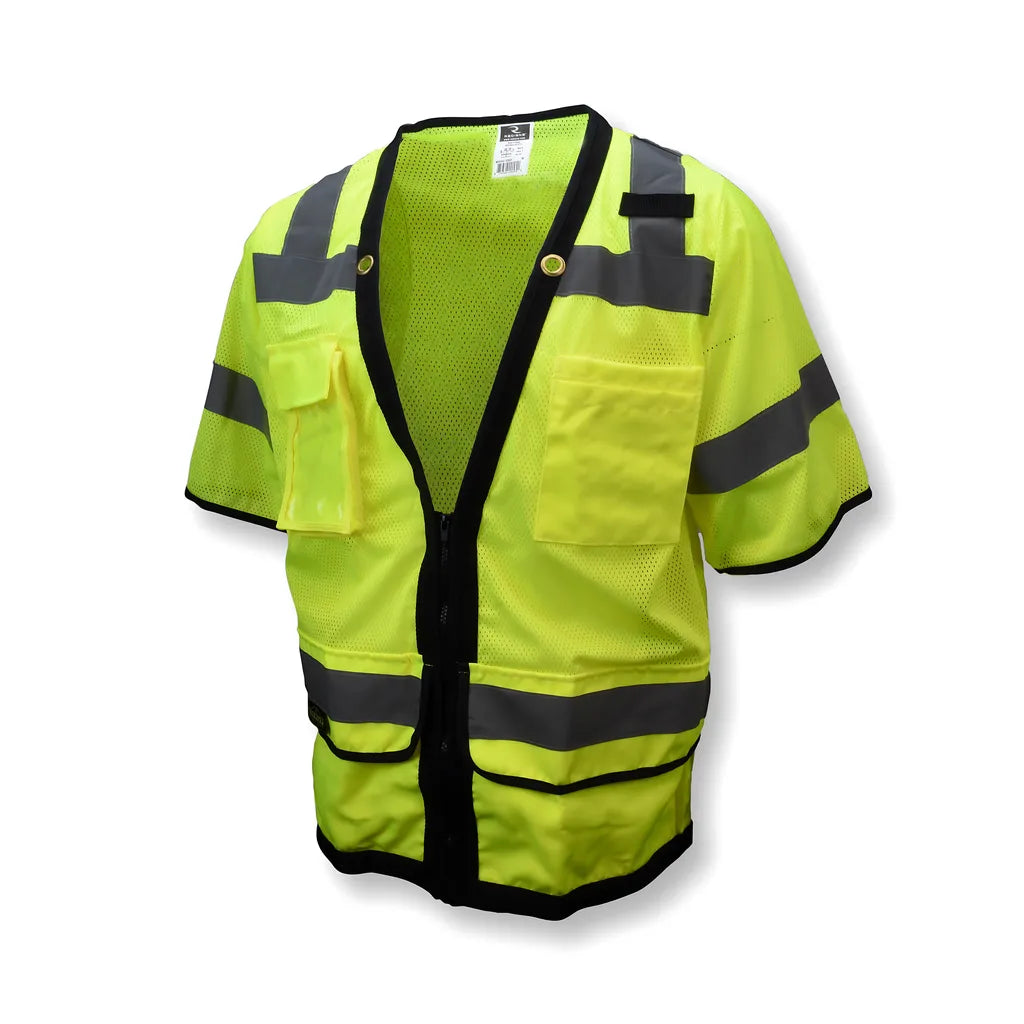 Radians SV59Z-3 Type R Class 3 Heavy Duty Surveyor Safety Vest with Zipper