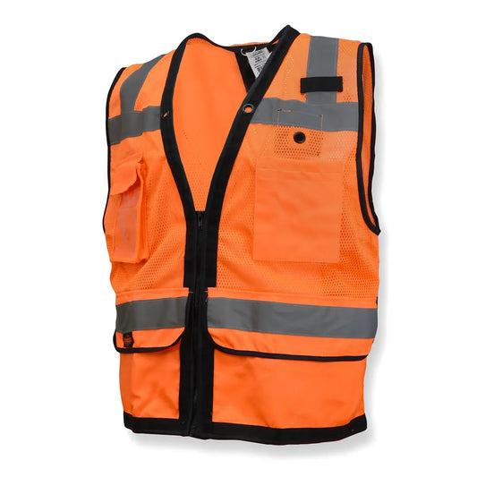 Radians SV59ZT Heavy Duty Surveyor Tether Vest with Zipper