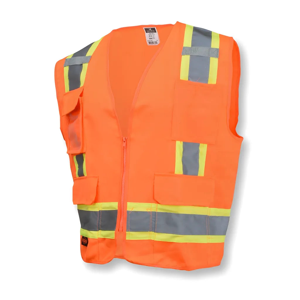 Radians SV62 Type R Class 2 Surveyor Heavy Duty Solid Twill Safety Vest