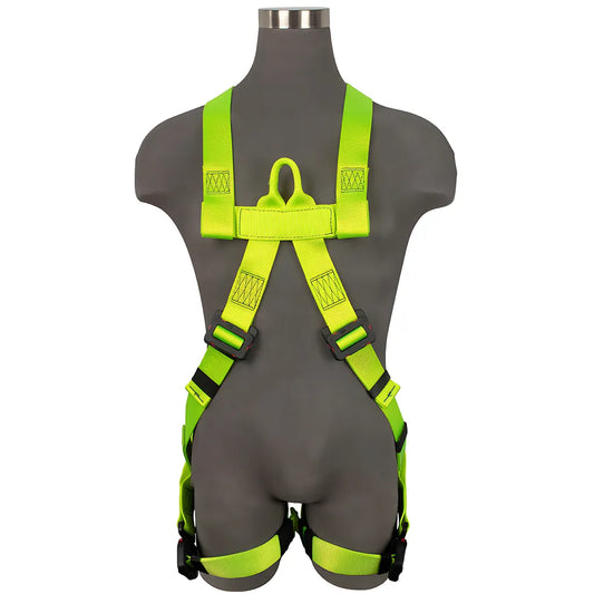 Arc Flash Full Body Harness: De 1D, Soft Sternal Loop, De Mb Torso, De Qc Legs SW77125-UTQC-2X-6322