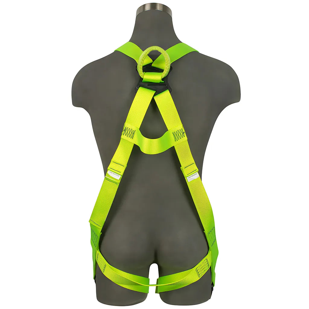 Arc Flash Full Body Harness: Soft Dorsal & Sternal Loop, De Mb Torso, De Qc Legs SW77125-UTQC-SL-2X-6341