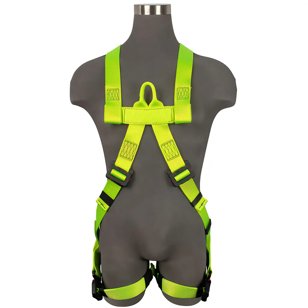 Arc Flash Full Body Harness: De 1D, Soft Sternal Loop, De Mb Torso, De Qc Legs SW77125-UTQC-SM-6324