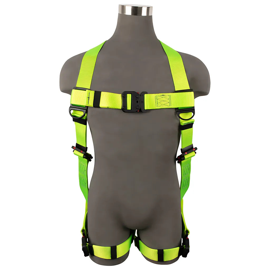 Arc Flash Full Body Harness: De 1D, De Mb Torso, De Qc Chest/Legs SW77225-UT3QC-3X-6350