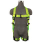 Arc Flash Full Body Harness: De 1D, De Mb Torso, De Mb Chest, De Qc Legs SW77225-UTQC-XS-6354