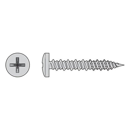 Marine Screw, Pan Head - #6 X 3/4 In. #2 Phillips Drive, Type 316 (100-Qty) (Pack Of 10)-T06J075PXC-SP6999-7486