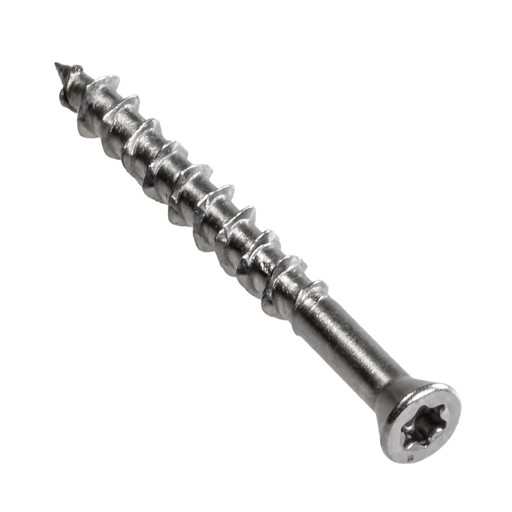 Deck-Drive Dwp Wood Ss Screw - #7 X 1-5/8 In. T-15, Trim Head, Type 316 (100-Qty) (Pack Of 4)-T07162WP-RP100-SP2597-2842