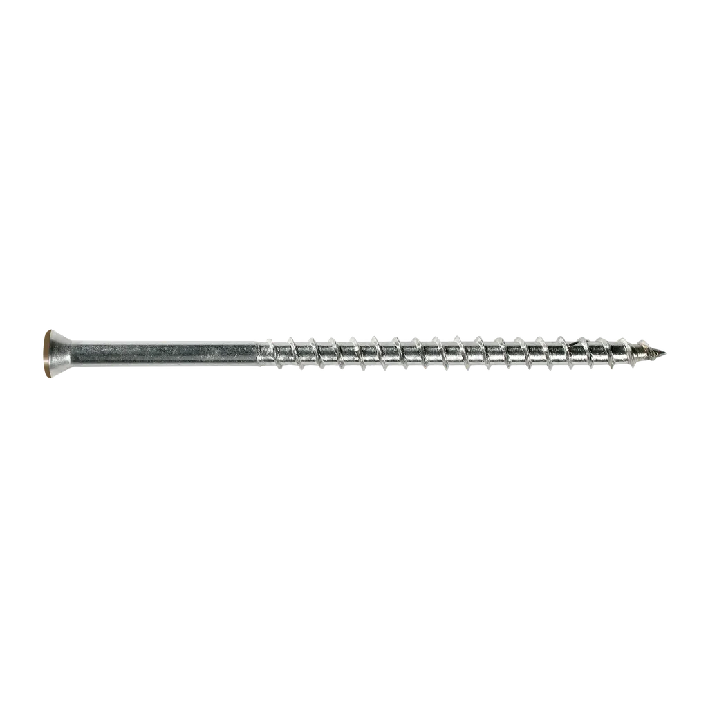 Trim-Head Screw, 6-Lobe Drive - #7 X 2-1/4 In. T-15 Type 316, Brown 01 (350-Qty)-T07225FTPBR01-SP9036-9619