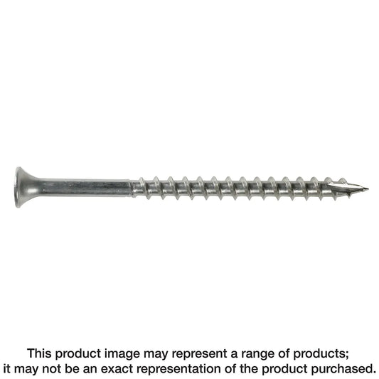 Bugle-Head Wood Screw, Square Drive - #8 X 1-5/8 In. #2 Square, Type 316 (4000-Qty)-T08162DBB-SP9003-9582