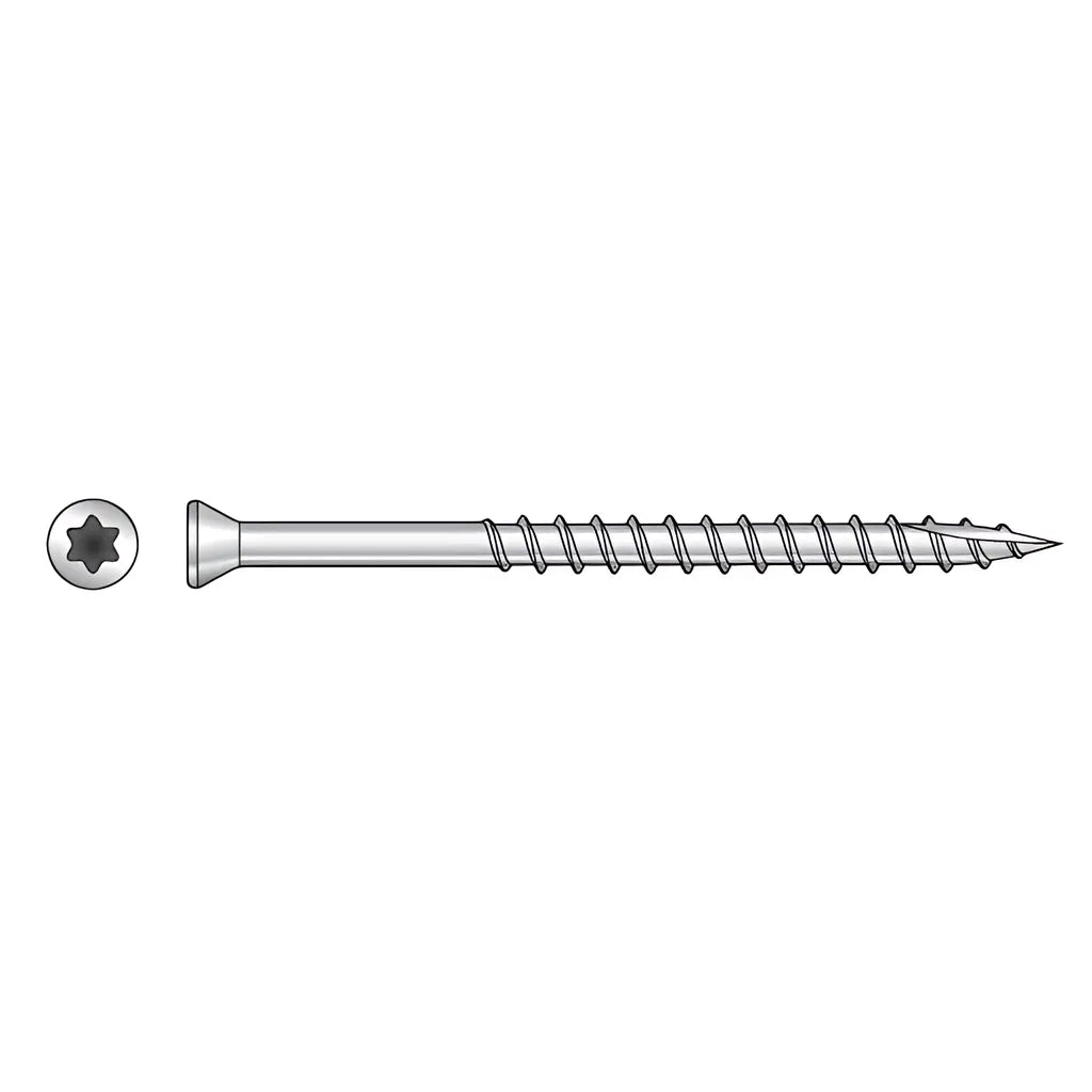 Trim-Head Screw, 6-Lobe Drive - #8 X 2-1/2 In. T-15 Type 316 (1 Lb.)-T08250FT1-SP8451-9007