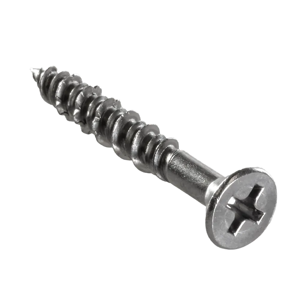 Marine Screw, Flat Head - #8 X 1-1/4 In. #2 Phillips Drive, Type 316 (1000-Qty)-T08J125FXM-SP7303-7801